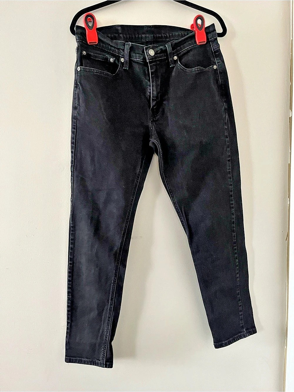 Levi's 531 Athletic Slim Black Jeans 33 X 30 Casual Minimalist Capsule